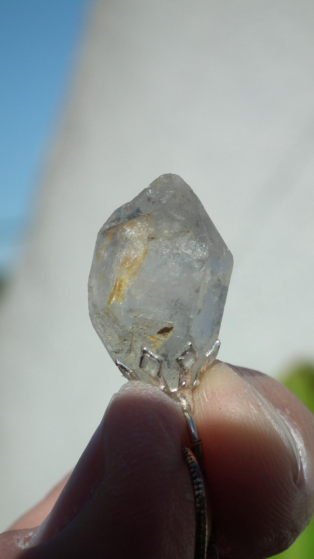 herkimer diamond necklace