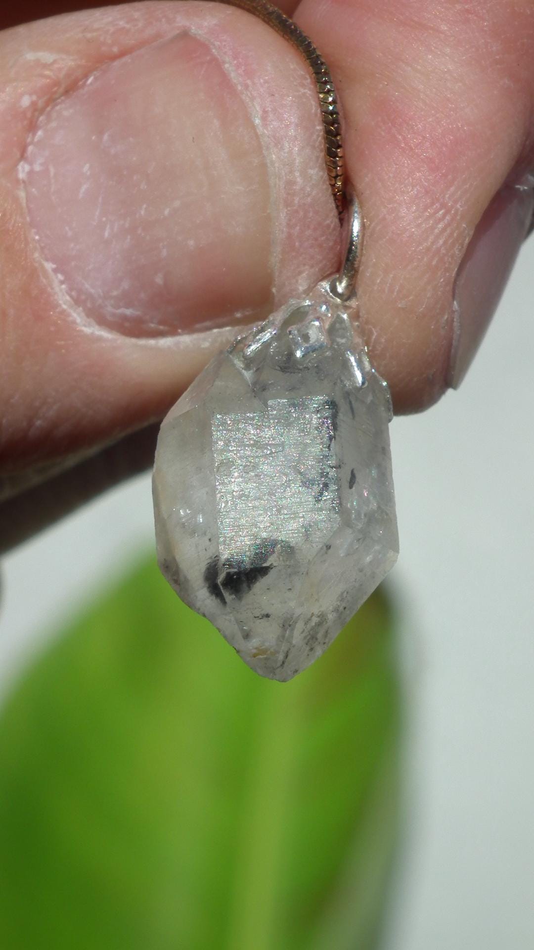 herkimer diamond necklace