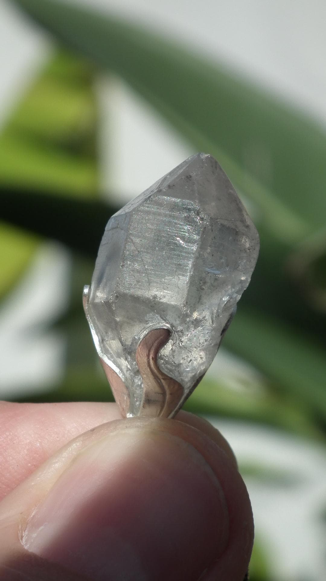 Herkimer diamond pendant