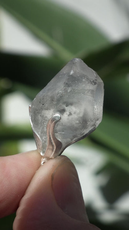 Herkimer diamond pendant