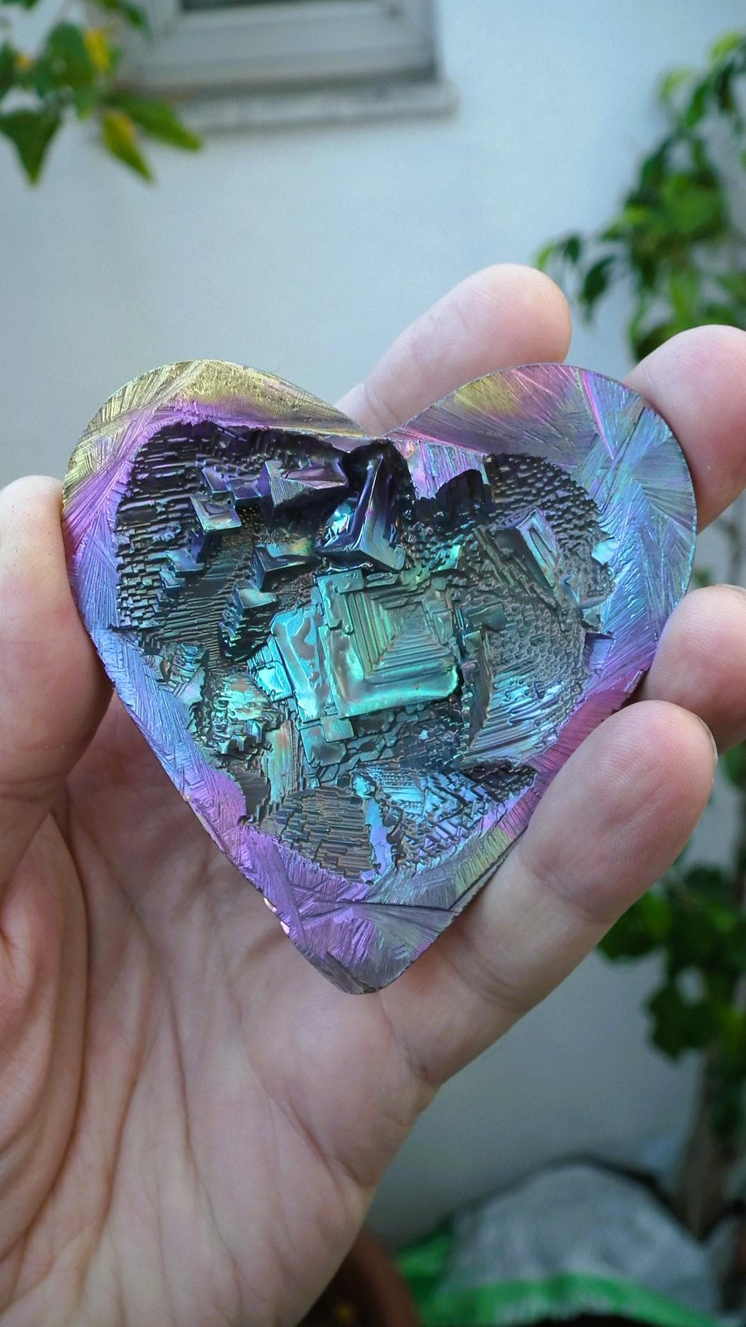 Handmade Bismuth Heart