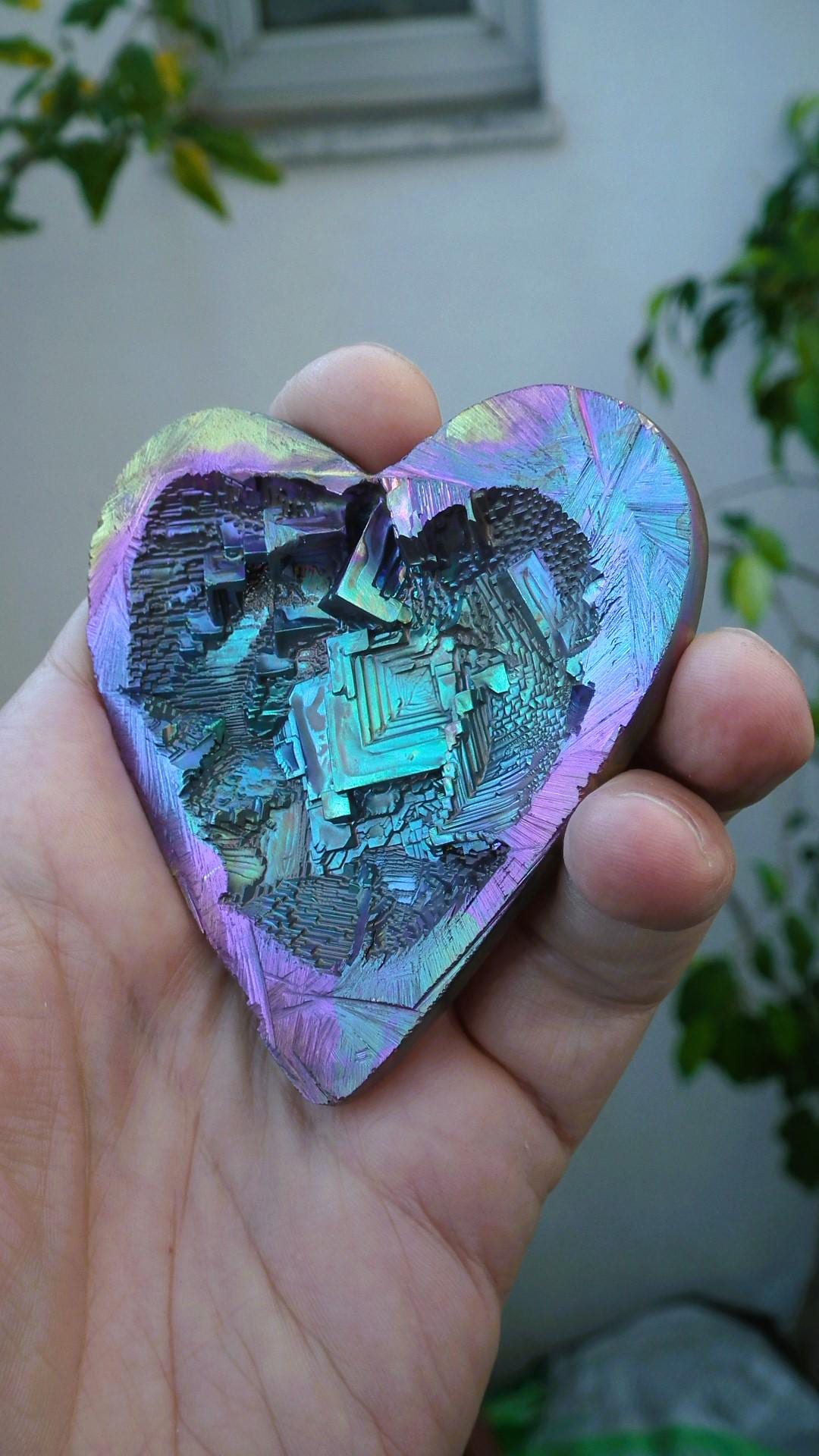 Handmade Bismuth Heart