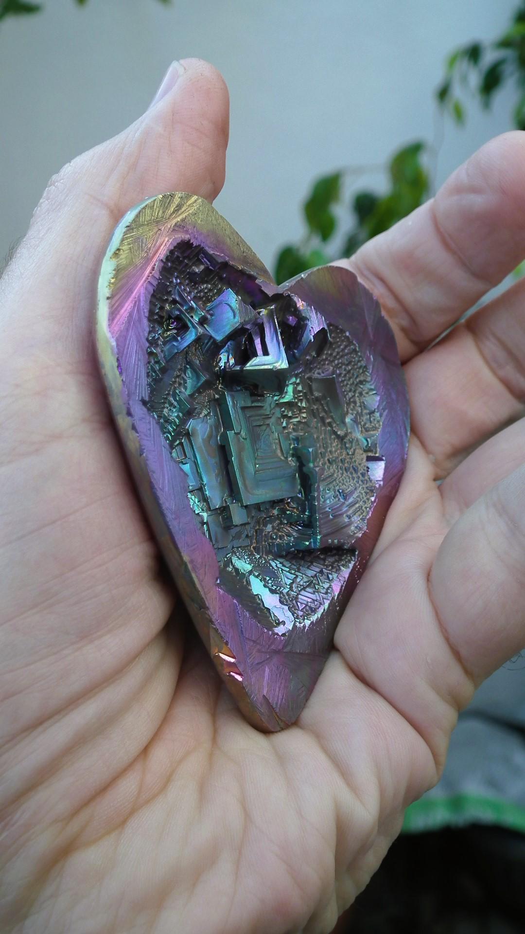 Handmade Bismuth Heart