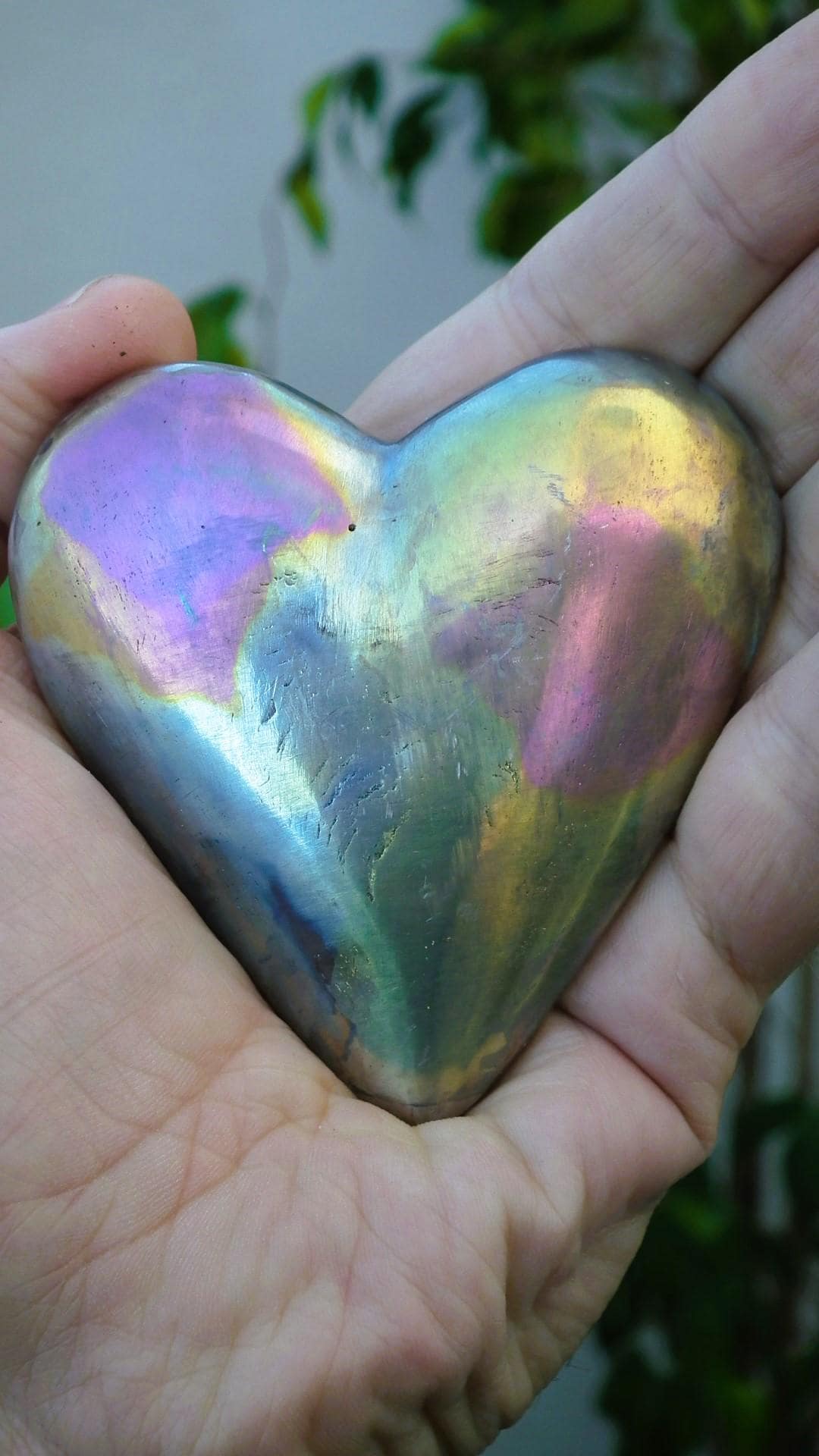 Handmade Bismuth Heart