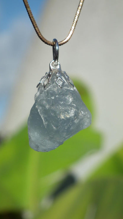 Celestite pendant