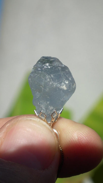 Celestite pendant