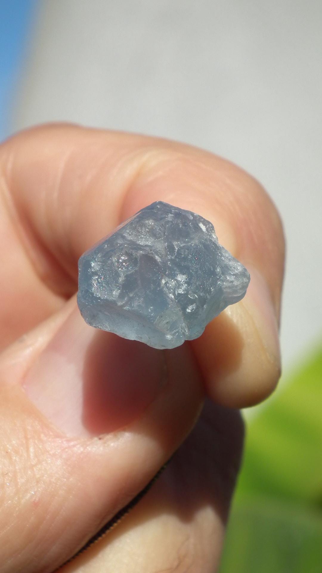 Celestite pendant