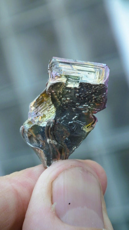 Bismuth crystal pendant