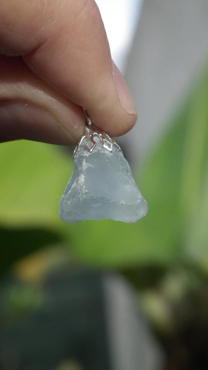 Celestite pendant