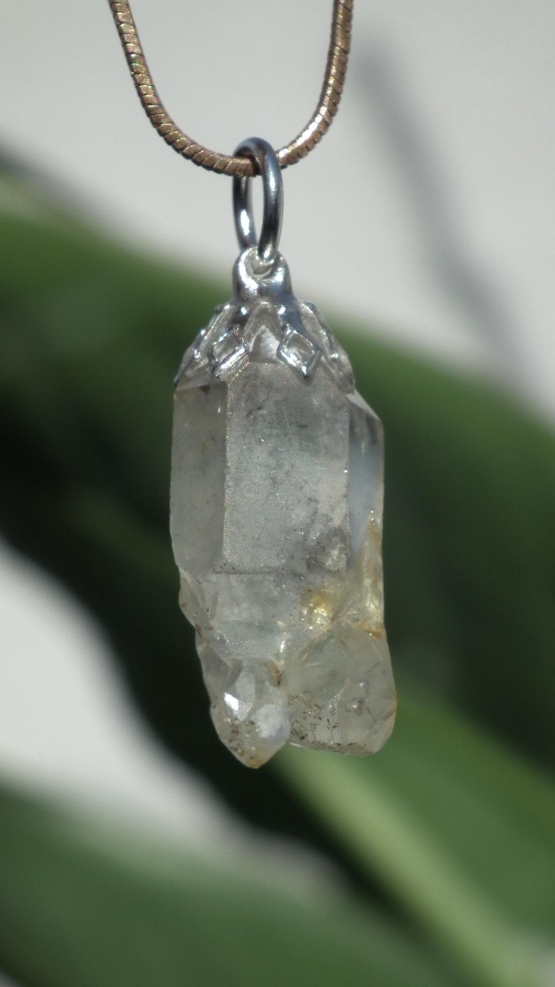 Herkimer diamond pendant