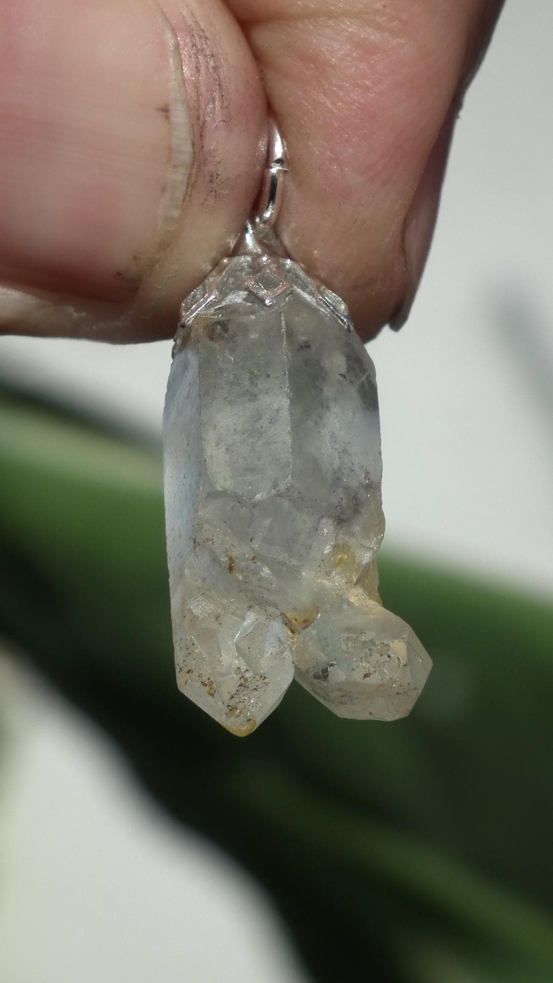 Herkimer diamond pendant