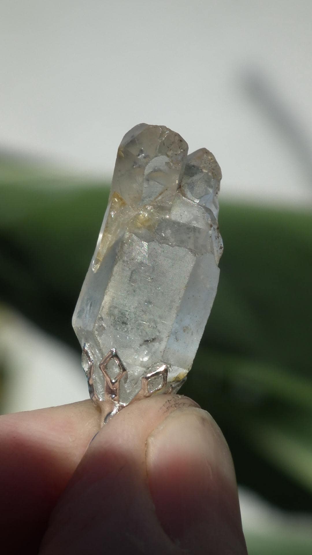 Herkimer diamond pendant