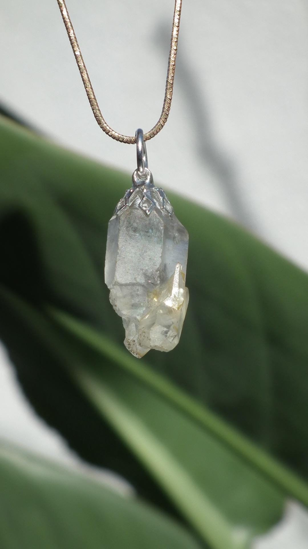 Herkimer diamond pendant