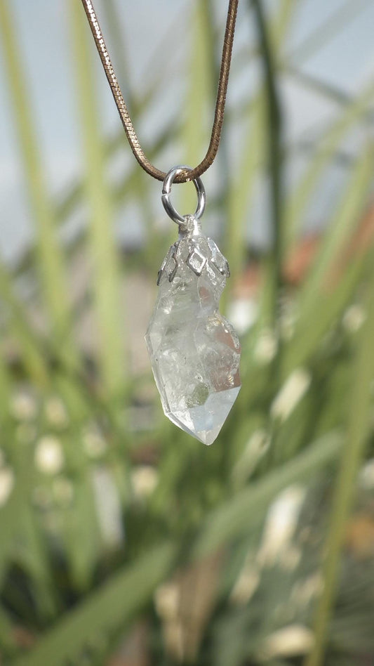 Herkimer diamond necklace