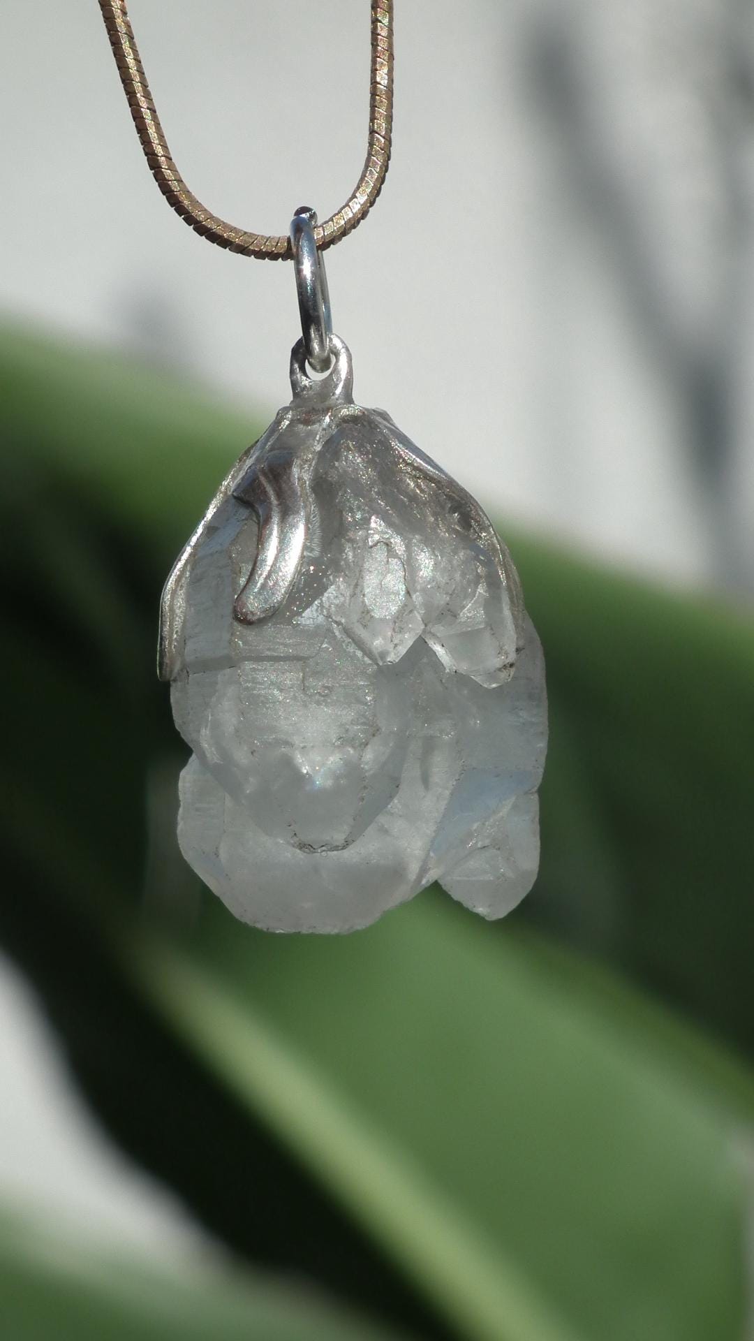 Herkimer diamond pendant