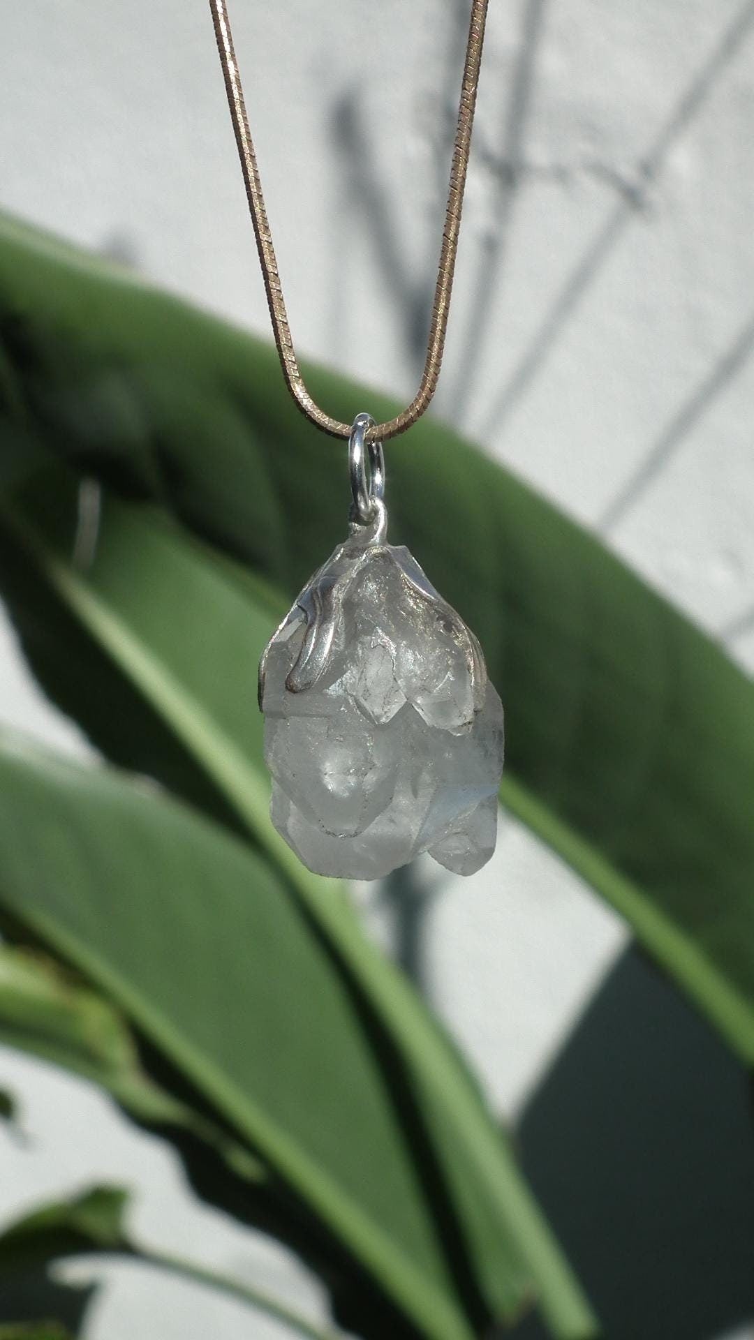 Herkimer diamond pendant