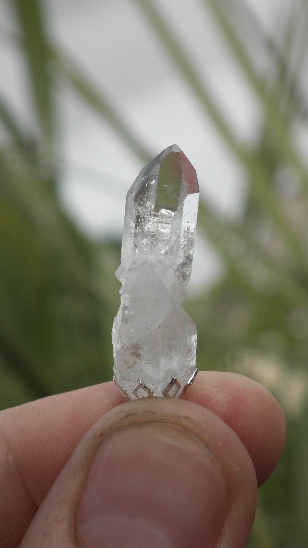 Herkimer diamond necklace