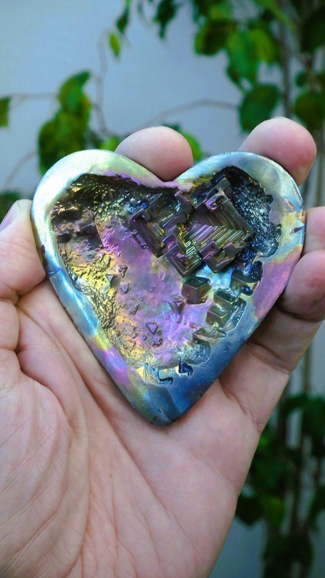 Handmade Bismuth Heart