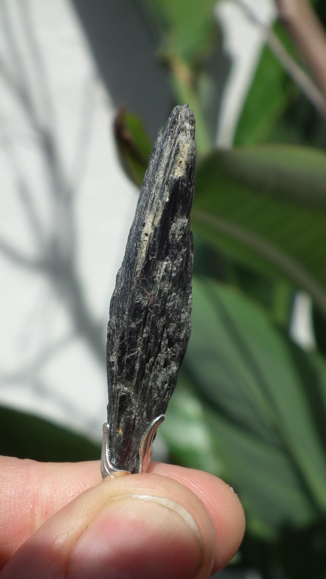 Black Kyanite pendant