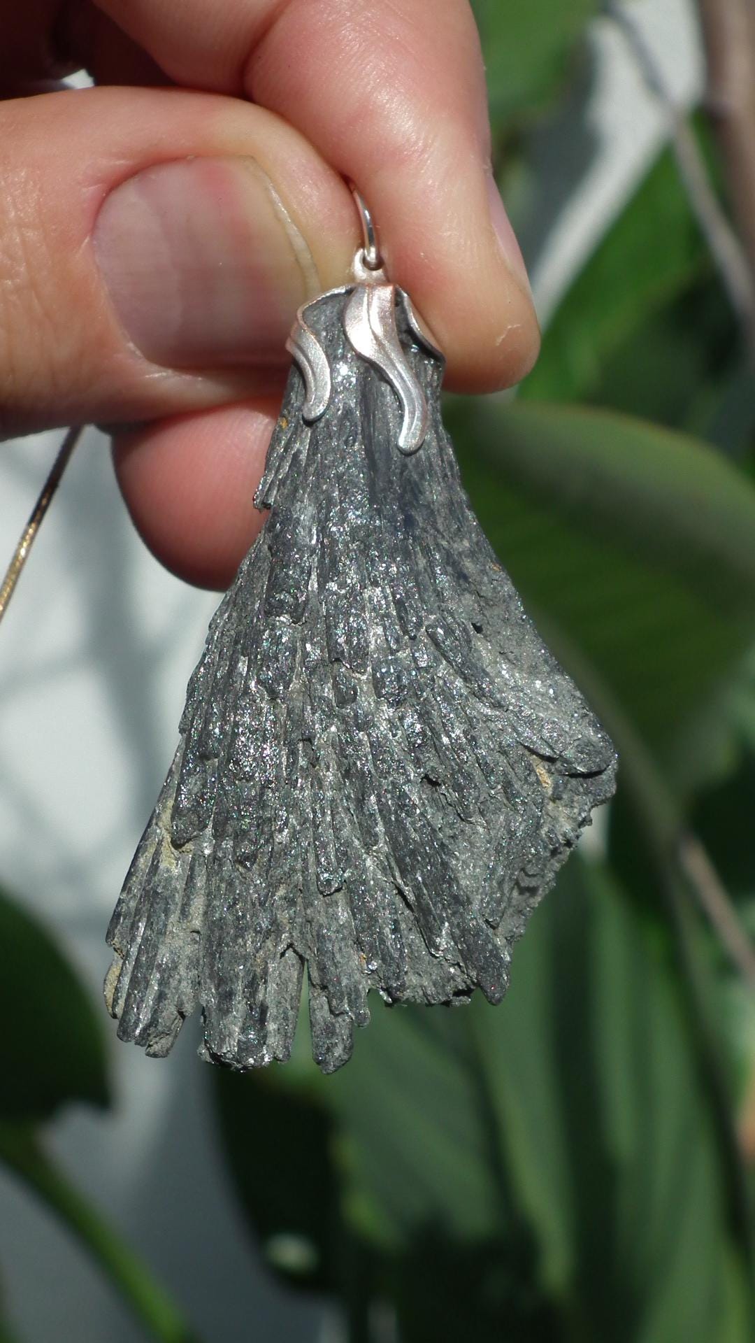 Black Kyanite pendant