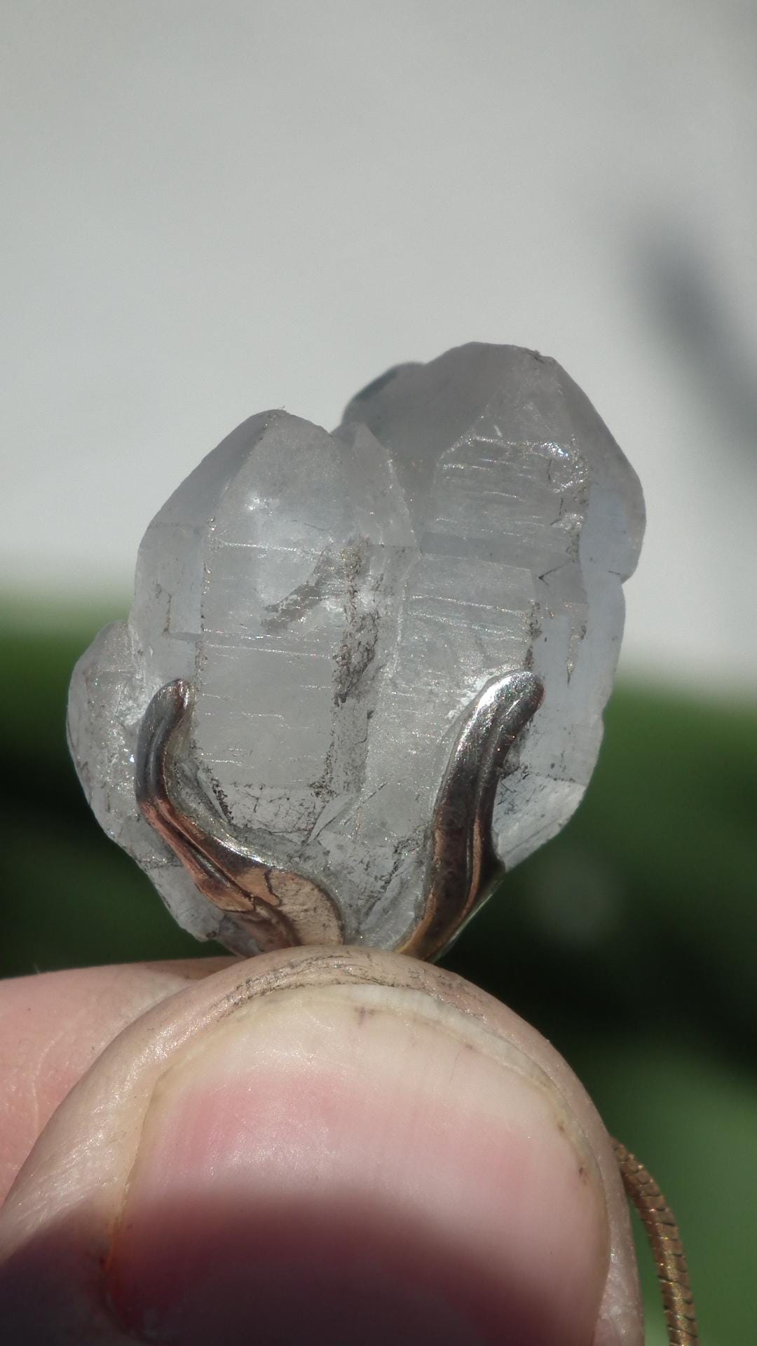 Herkimer diamond pendant