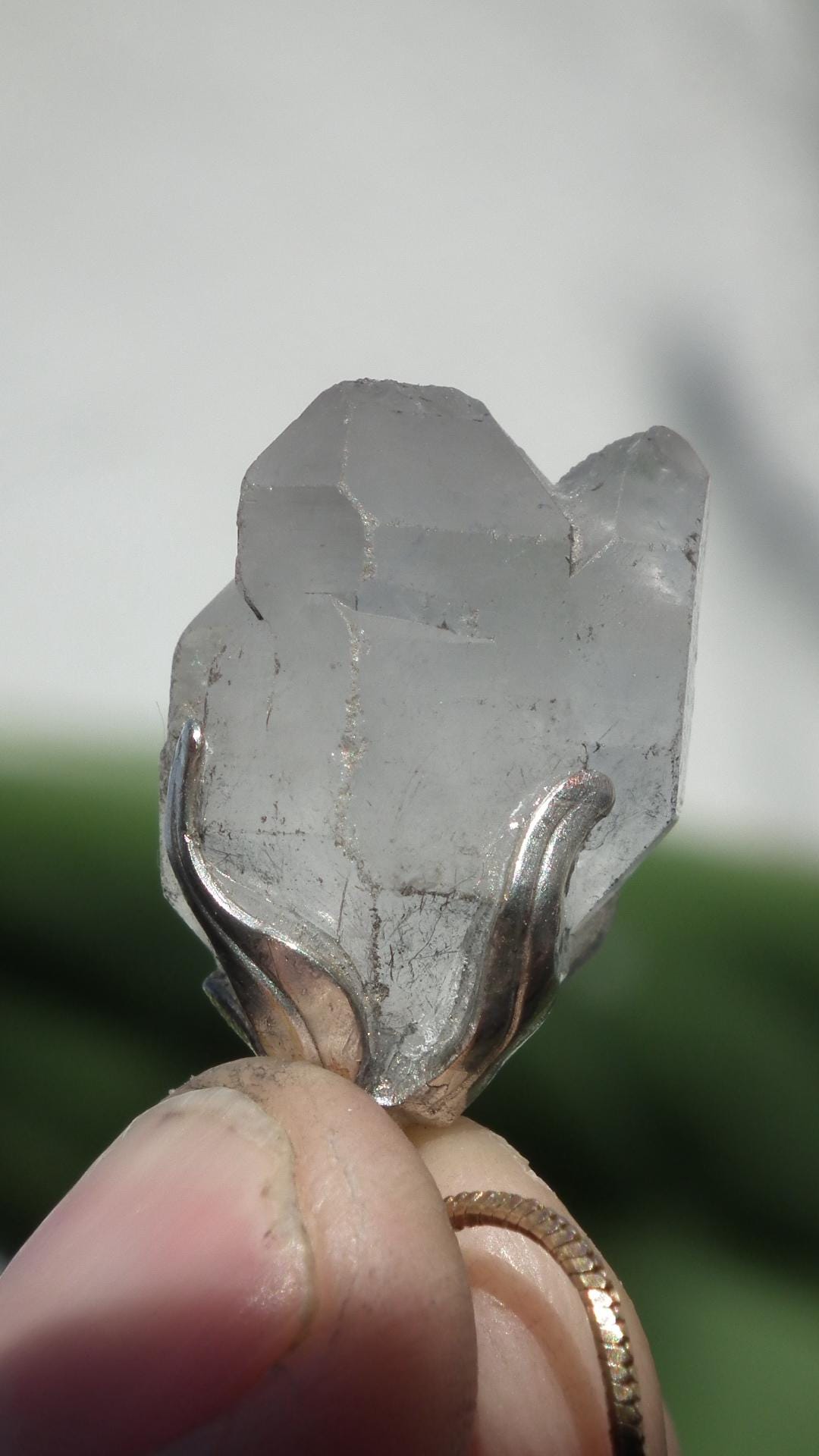 Herkimer diamond pendant