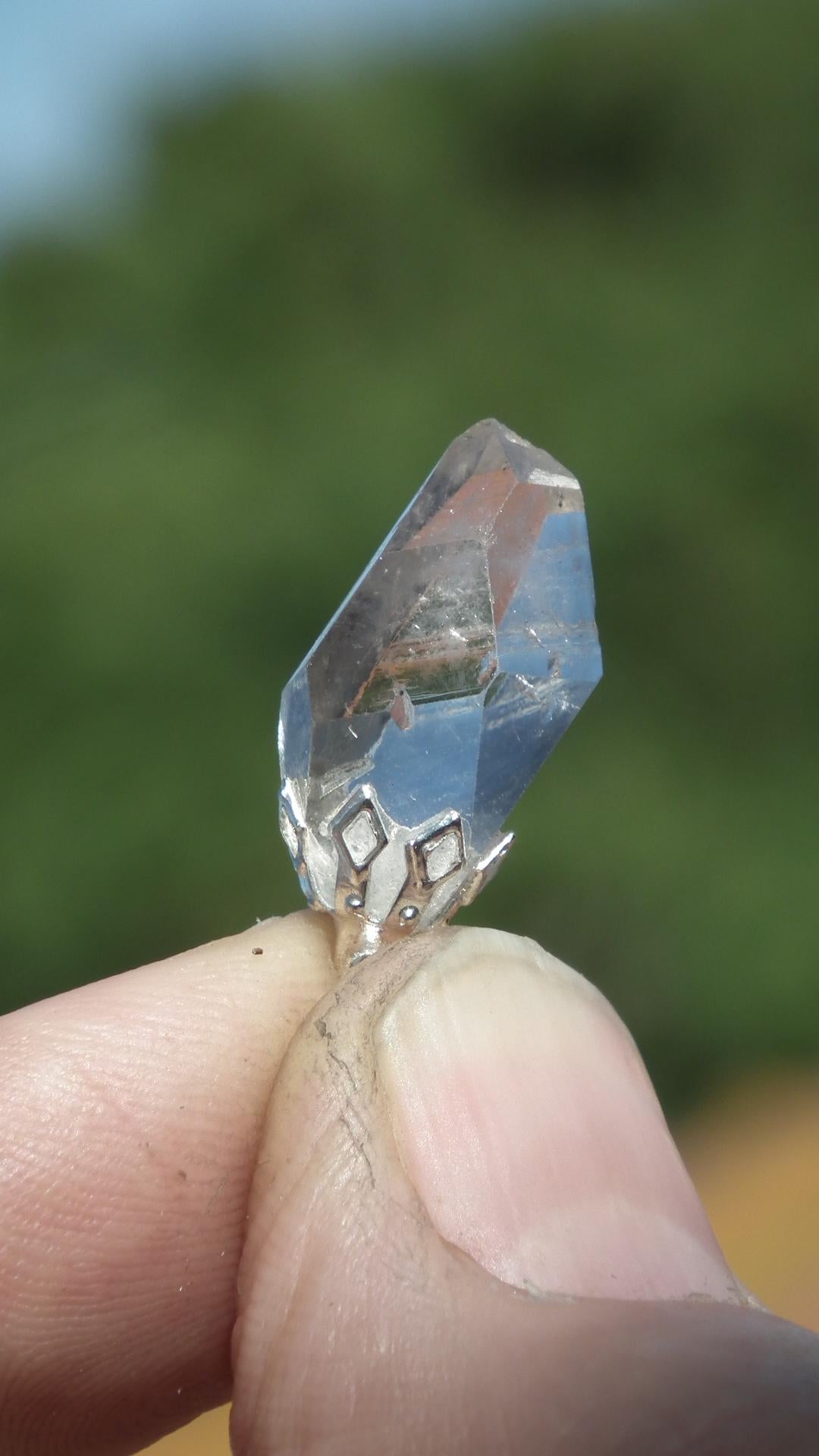 Herkimer diamond pendant