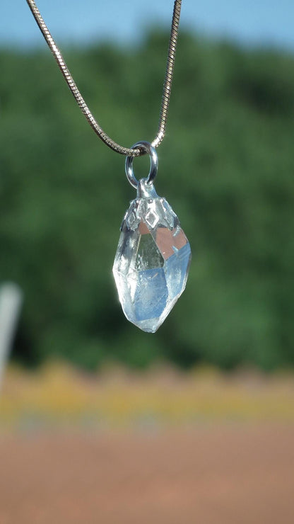 Herkimer diamond pendant