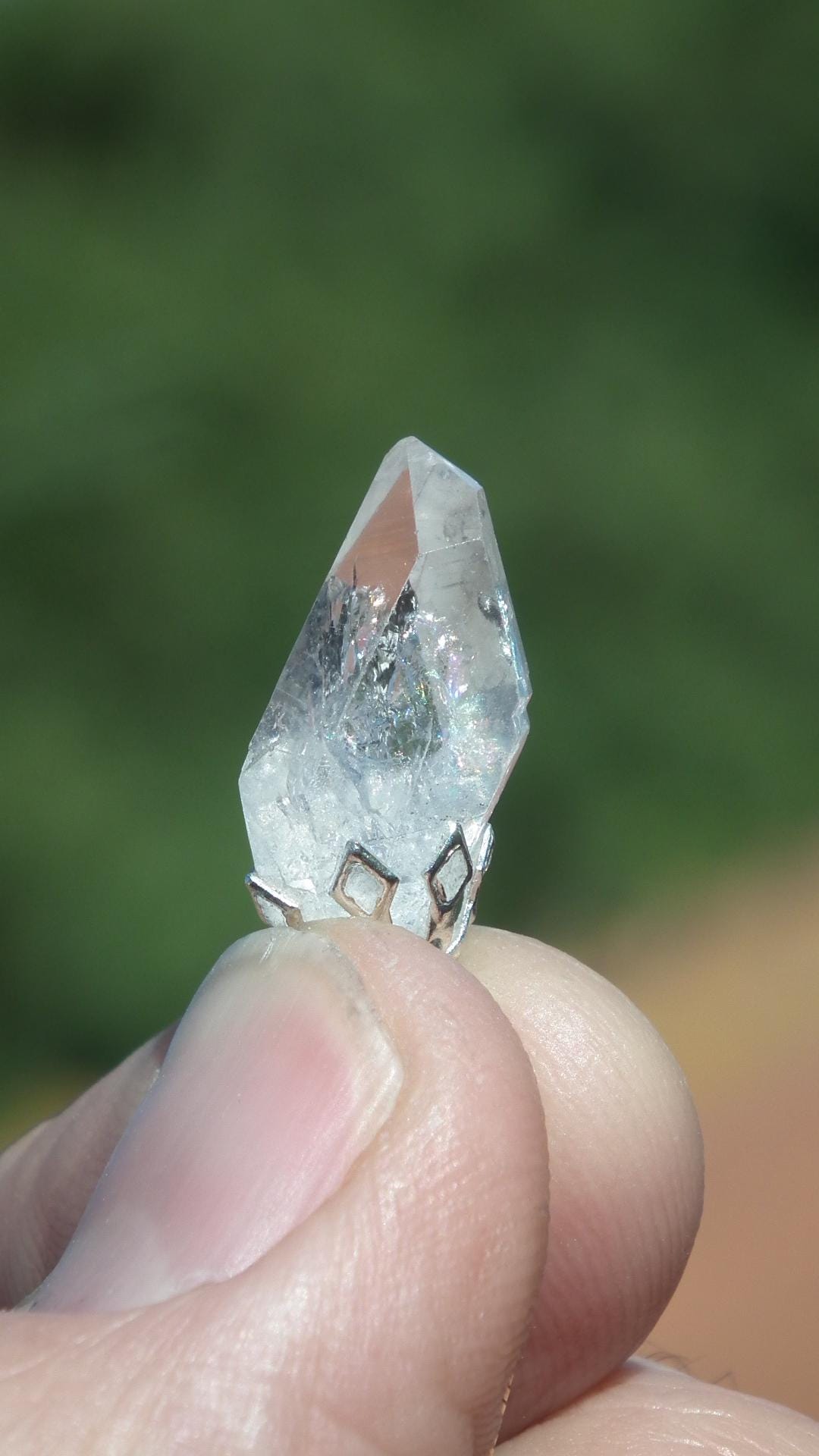 herkimer diamond necklace