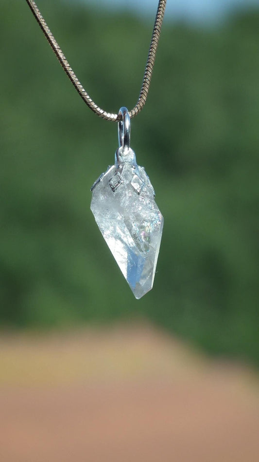 herkimer diamond necklace