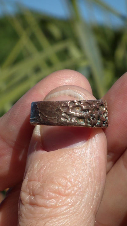 Handmade bronze ring