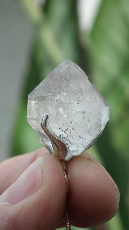 Herkimer diamond necklace