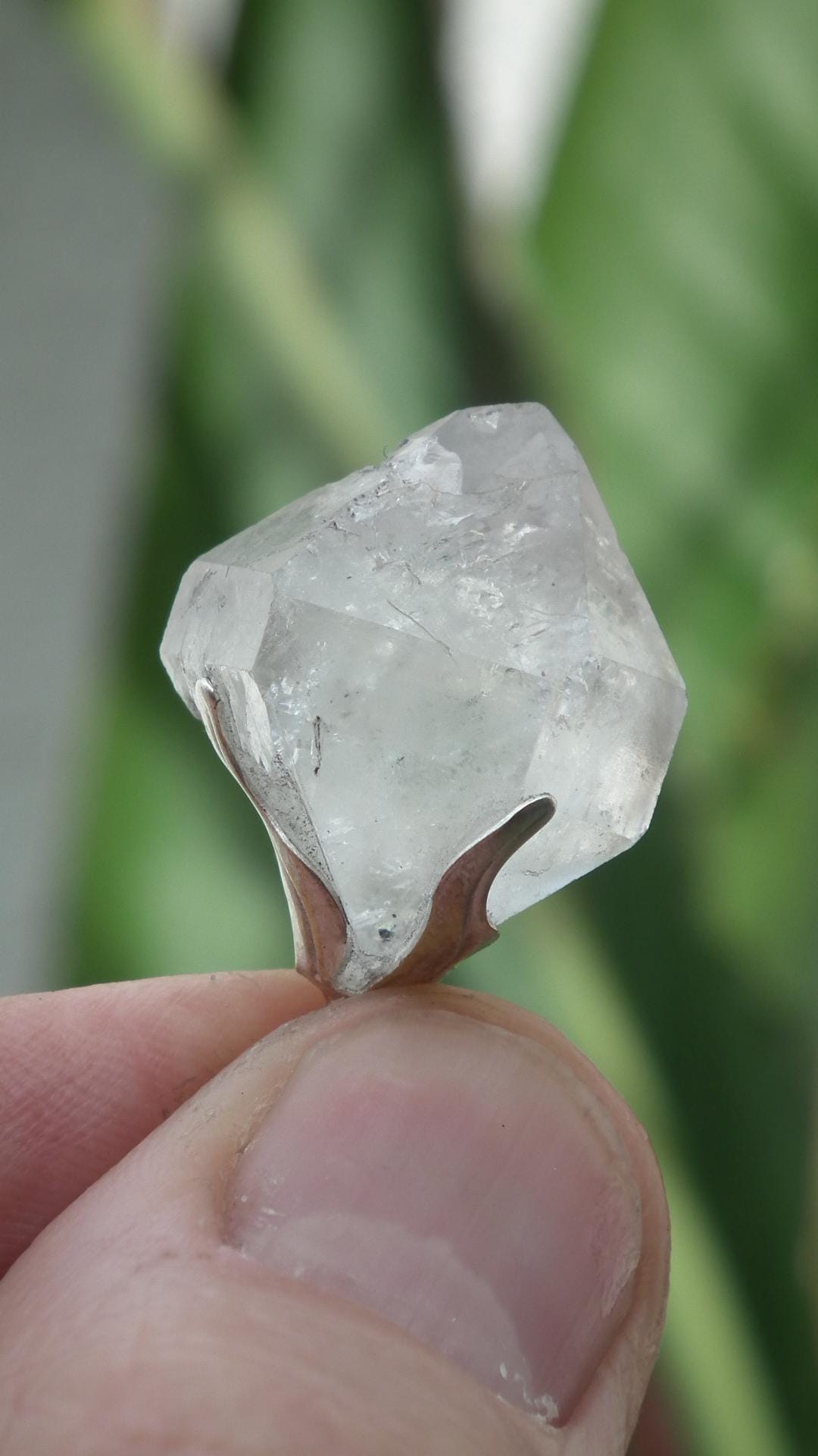 Herkimer diamond necklace