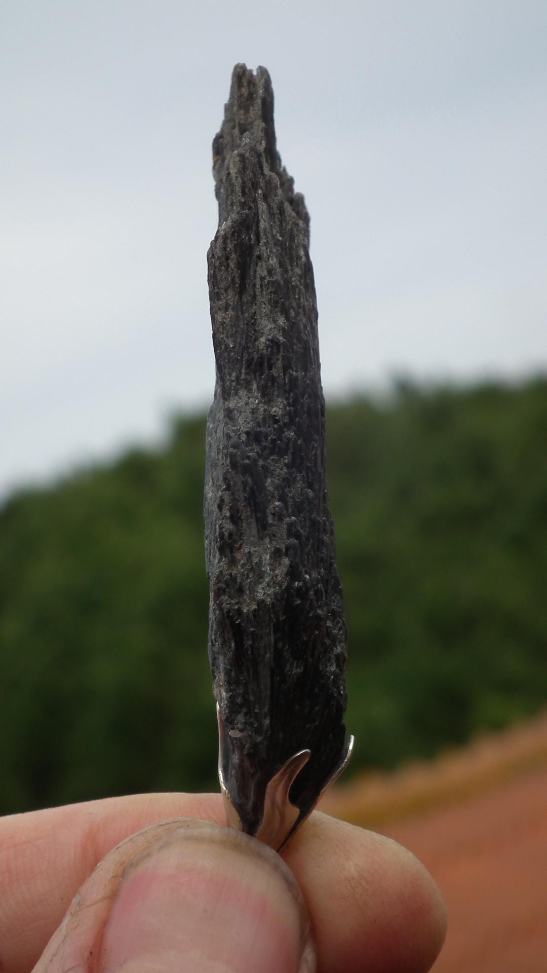 Black Kyanite pendant