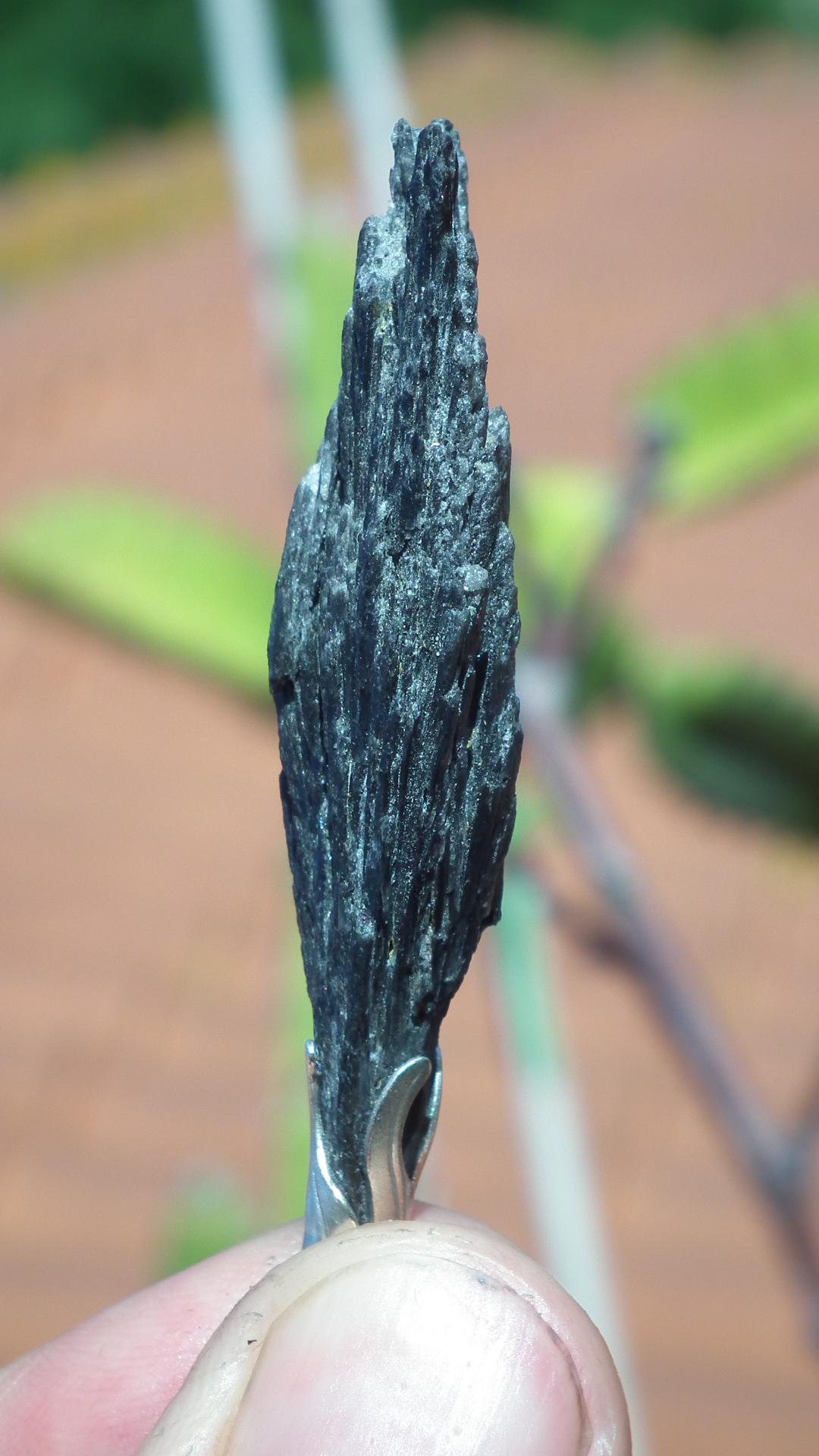 Black Kyanite pendant