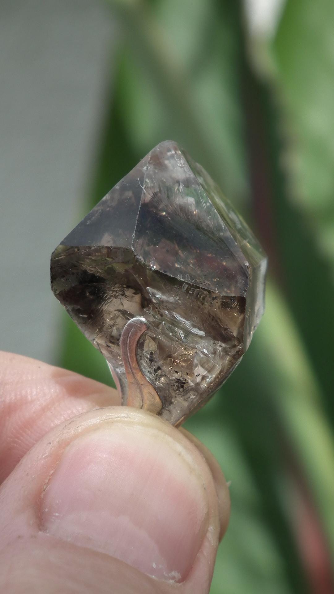 Herkimer diamond necklace // XXL Herkimer diamond necklace