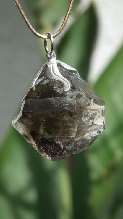 Herkimer diamond necklace // XXL Herkimer diamond necklace