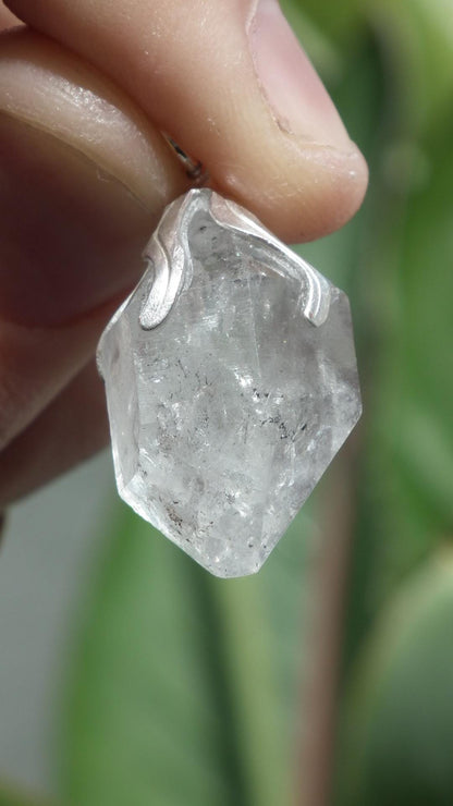 Herkimer diamond necklace