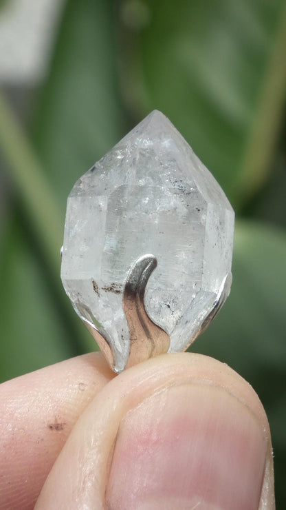 Herkimer diamond necklace