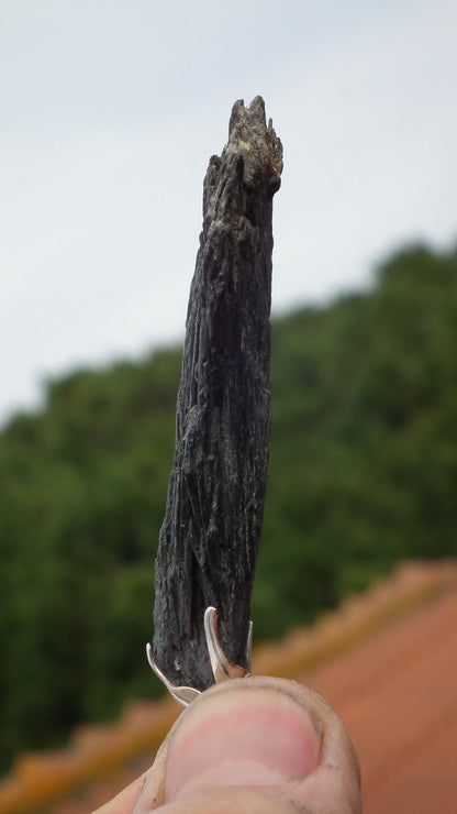 Black Kyanite pendant