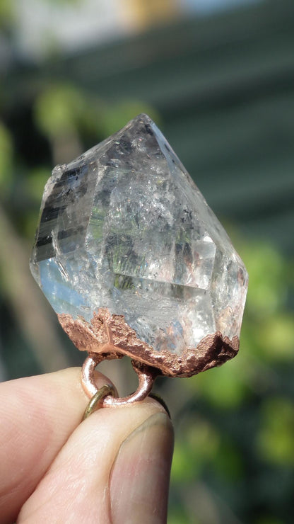 Herkimer diamond necklace