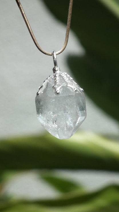 Herkimer diamond necklace