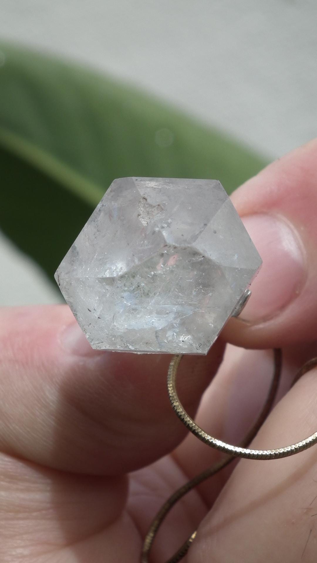 Herkimer diamond necklace // XXL Herkimer diamond necklace