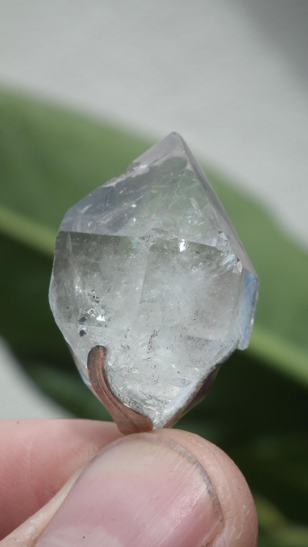 Herkimer diamond necklace // XXL Herkimer diamond necklace