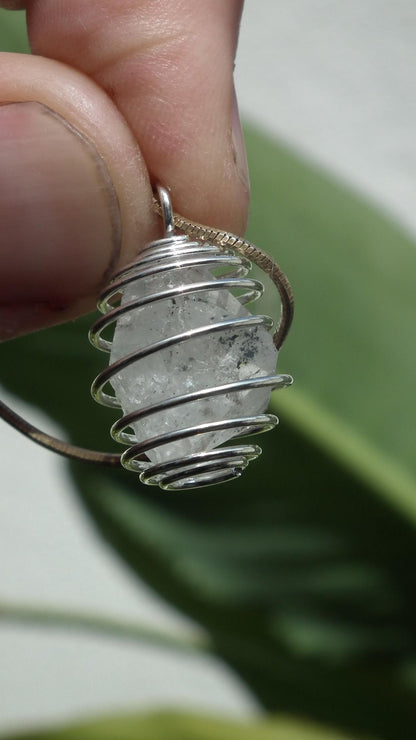 herkimer diamond necklace