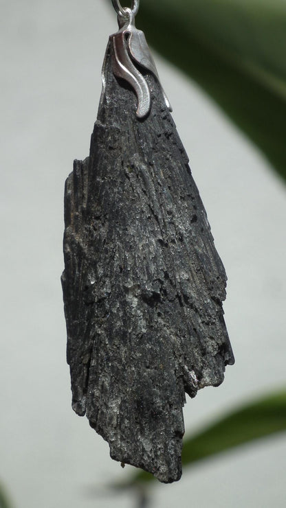 Black Kyanite pendant