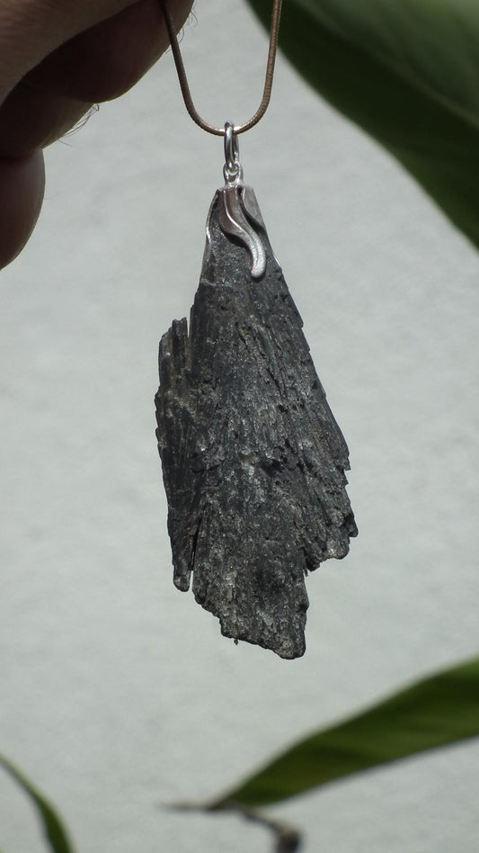 Black Kyanite pendant