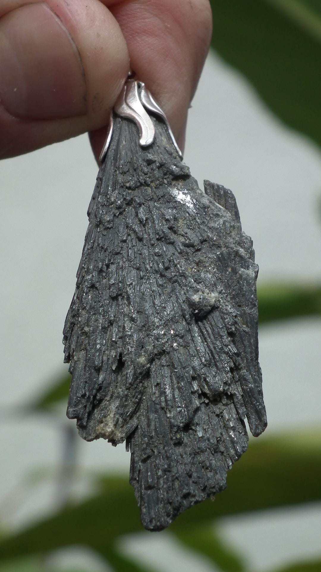 Black Kyanite pendant