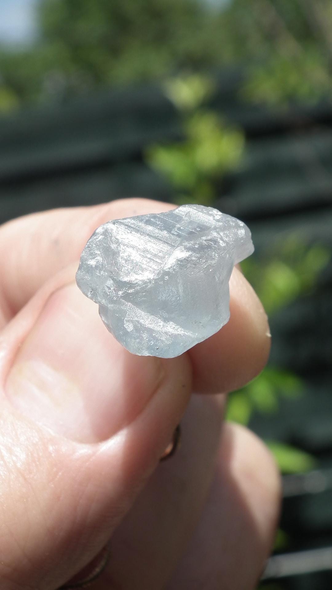 Celestite pendant