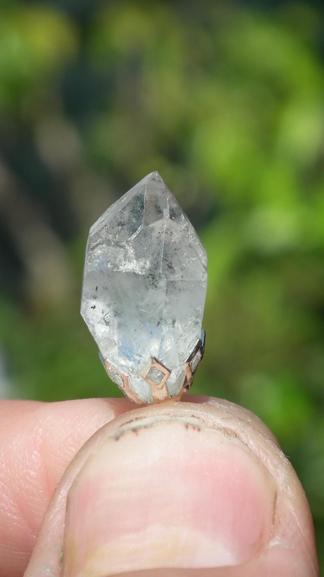 Herkimer diamond necklace